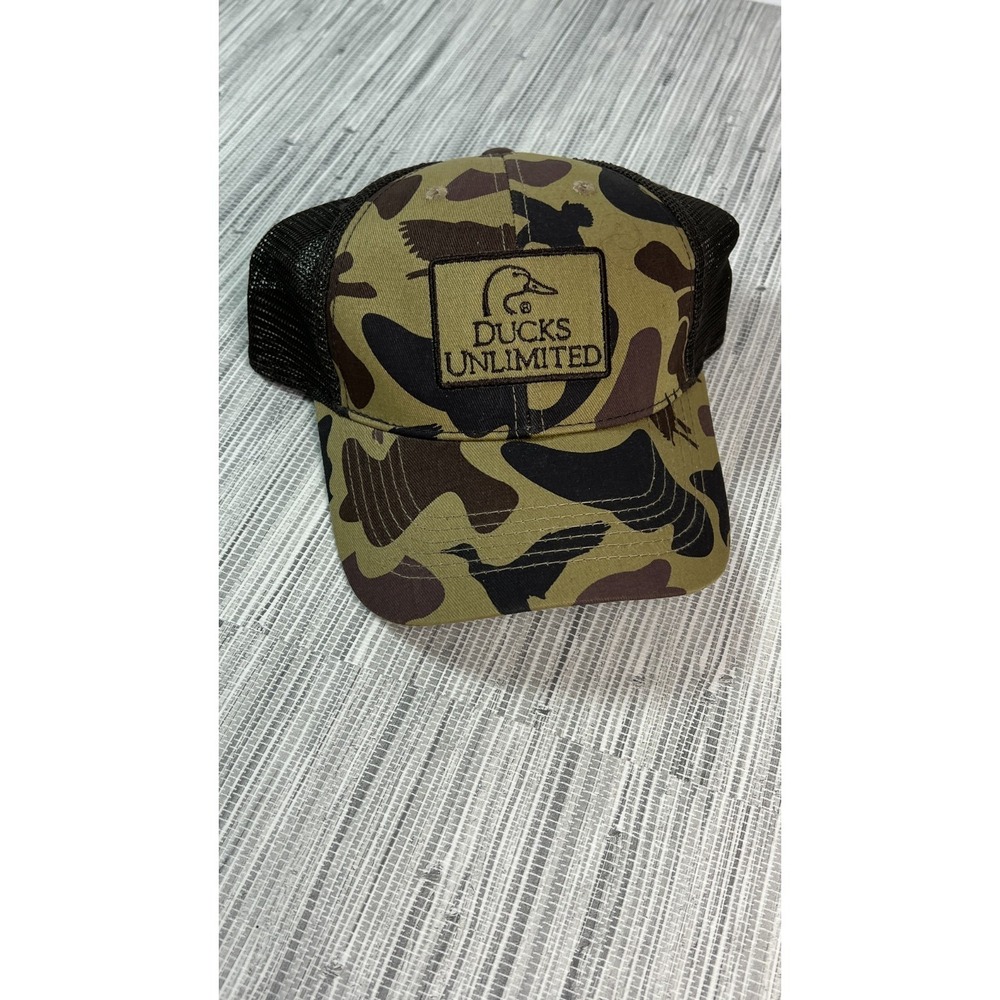 Ducks Unlimited Camo Trucker Hat Rymaco Caps Duck Silhouette Snapback